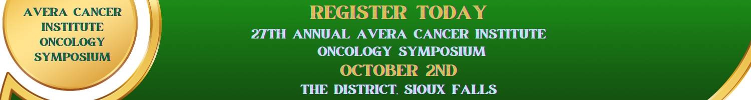 2026 Avera Cancer Institute Oncology Symposium Banner